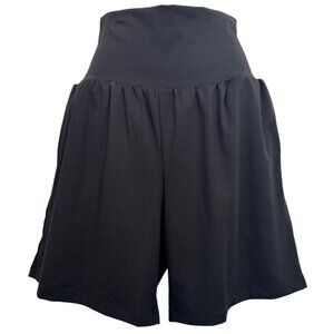 Halara Softlyzero Airy Size Medium Black NWT Pull On Stretchy Shorts